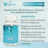 Cápsulas Mujer Péptidos Bioactivos Magnesio Zinc Balance Woman Suplemento Alimenticio