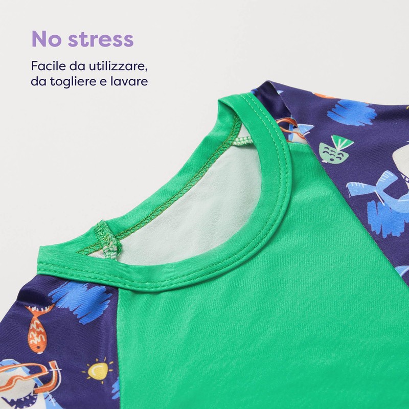 Bambino Mio, Top Nuoto, Maniche Lunghe, Protezione UPF40+