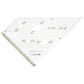 Clover ピーステンプレート ひし形45度 57-997