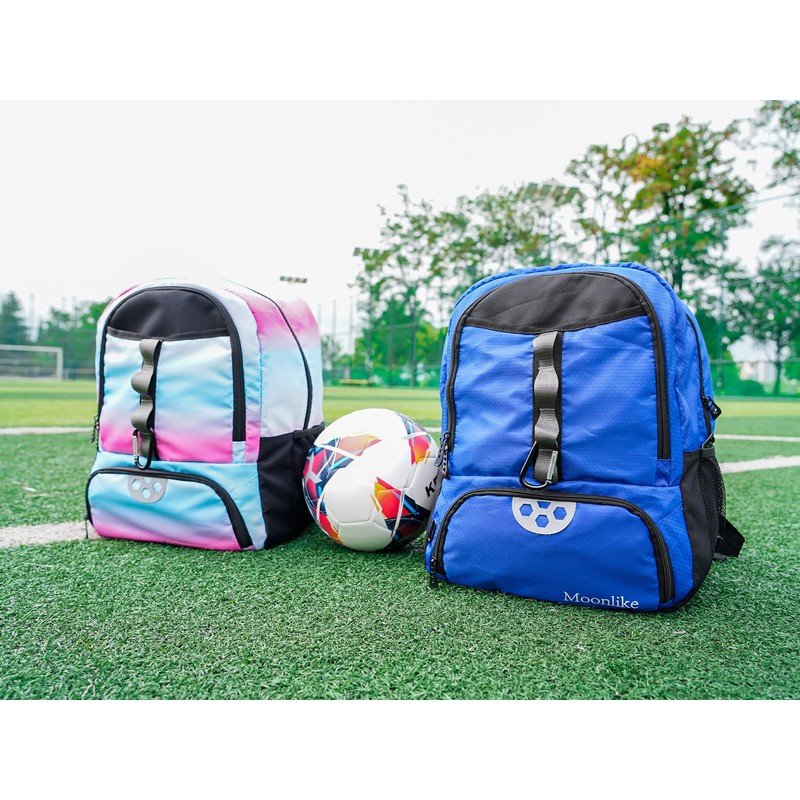 Moonlike Youth Soccer Bag, Soccer Backpack for Football Volleyball Basketball,