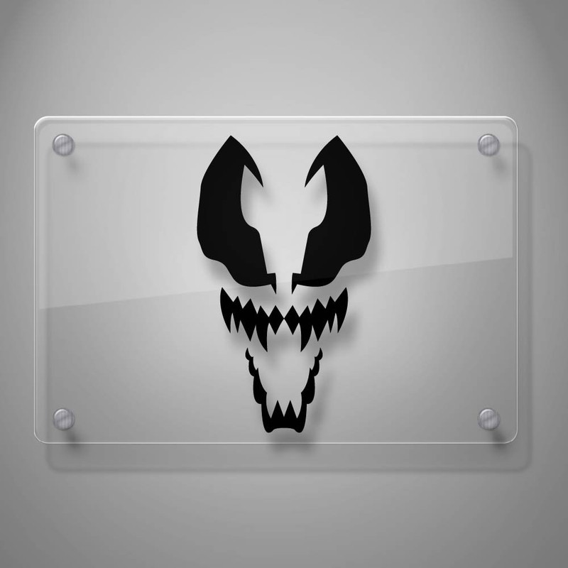 Yoonek Graphics Spider Venom Vinyl Decal Sticker # 869 (4"