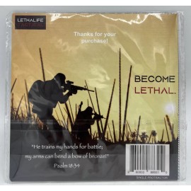 Lifefficient Products Military Protractor - Perfectly cut for Land Nav Lethalife Tactical