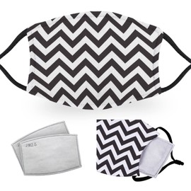 Chevron - Reusable Adult Face Masks - 2 Filters Included