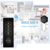 Key Finder,Wireless Locator,115ft Range 85db Sound Remote Finder,Use for Finding