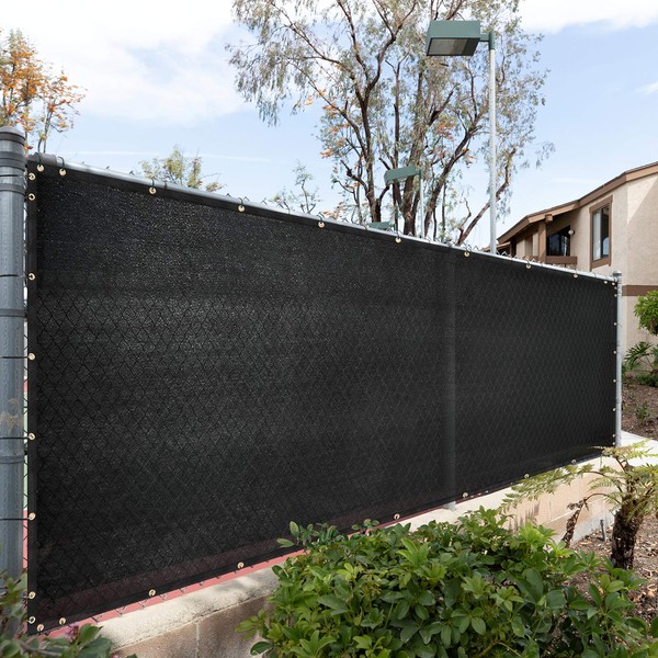 Royal Shade 5' x 70' Black Fence Privacy Screen Windscreen