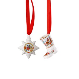 Hutschenreuther Christmas Market Set Ministers Boots