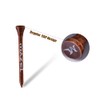 MAZEL Natural Wood/Bamboo Golf Tees 2 3/4 Inch & 3