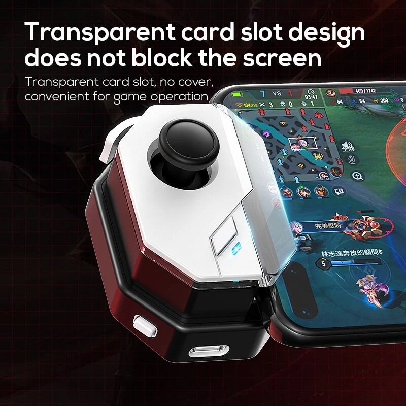 Unbranded Standard Mobile Game Joystick with Macro Recording Function f