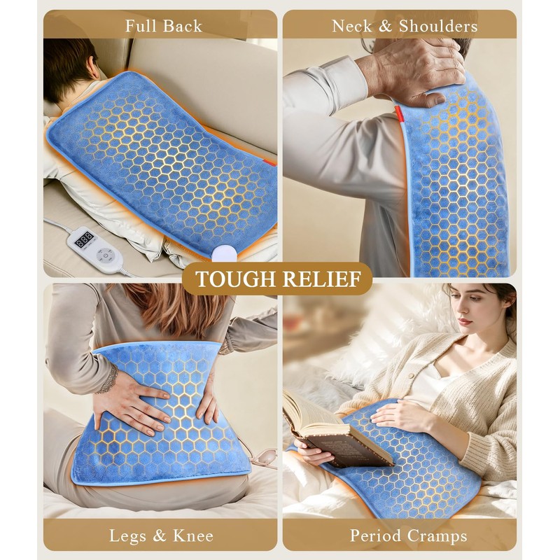 InVarme Extra Hot Heating Pad: Infrared Deep Muscles for Chronic