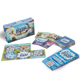 River Rampage | Exciting Board Game for Kids and Adults | Family Board Games for Kids Ages 8+ | Kids Card Game | 4 Player Board Games for Juniors, Teens, and Adults | 2-6 Player Board Games Kids