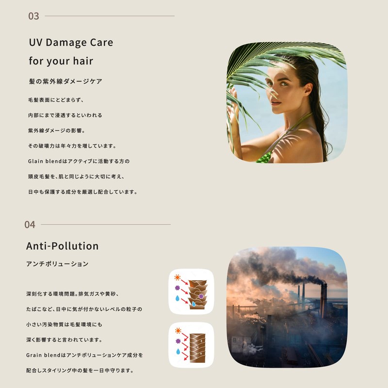 Grain Blend Hair Gel, Melty Gel, Beauty Supplement, Shiny, Keep