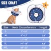 Elevated Inflatable Dog Cone Collar to Stop Licking, Dog Donut