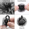 Geekria Fur Microphone Windscreen for Creators Compatible with Hollyland Lark