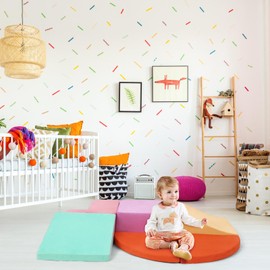 Foam Climbing Blocks for Toddlers - Soft Indoor Play Gym Set for Climbing, Crawling, and Sliding - Lightweight and Easy to Clean