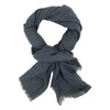 Ella Jonte Mens Scarf Lightweight Soft Scarf Plain, gray