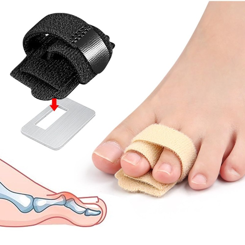 足指 関節 固定 たわみ サポーター 足指関節サポーター 指 骨折 アルミニウム板 足指保護