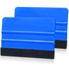 2 Pieces Wallpaper Smoothing Tool, Vehicle Vinyl Felt Squeegee Window