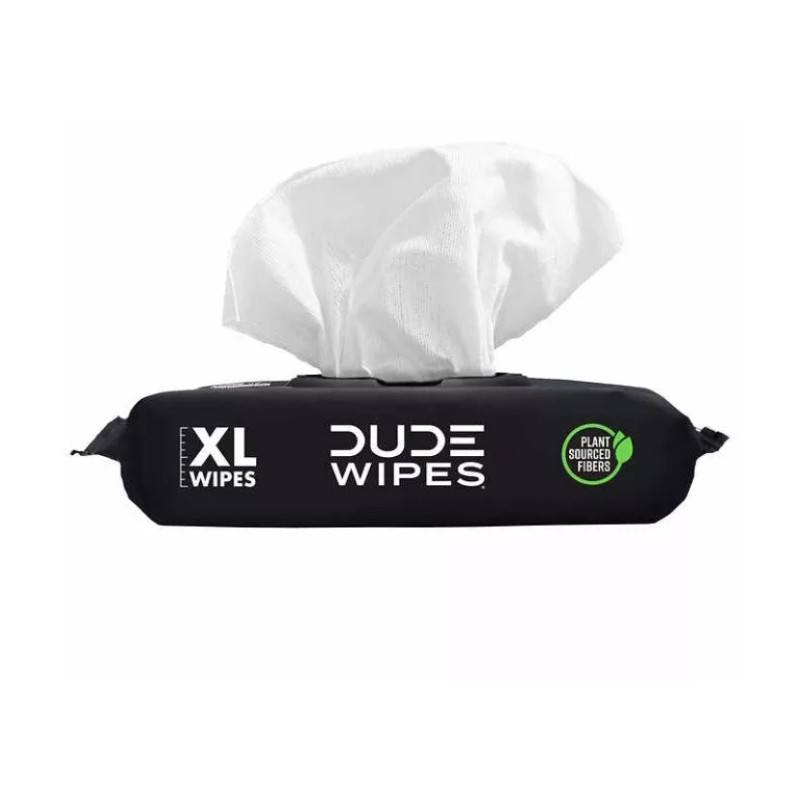 DUDE Wipes Fragrance-Free + Moisturizing XL Flushable Wipes, 480 Wipes