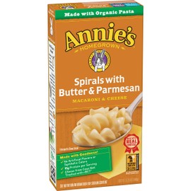 Annie's Spirals With Butter & Parmesan Macaroni and Cheese, Natural, 5.25 oz
