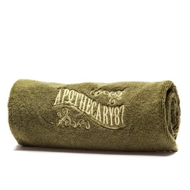 Apothecary 87, Barbers Embroided Shave Towel - 100% Luxury Cotton