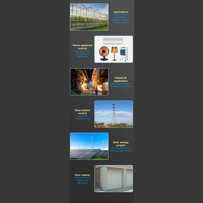 SMS GSM Gate Opener IP30 Protection Aluminum Remote Control Relay