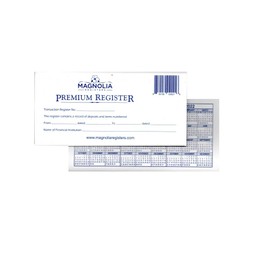 10 Premium 48 Page Transaction Registers - Thicker Paper, More Pages - for Personal Checkbook