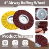 Liliful 14 Pcs 8" Airway Polishing Wheel Kit in Diameter