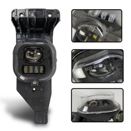 Shocklight LED Fog Lights for 2005 2006 2007 F250 F350 F450 F550 super duty & 2005 Excursion Driving Lamps Assembly Set L&R Side- Clear Lens