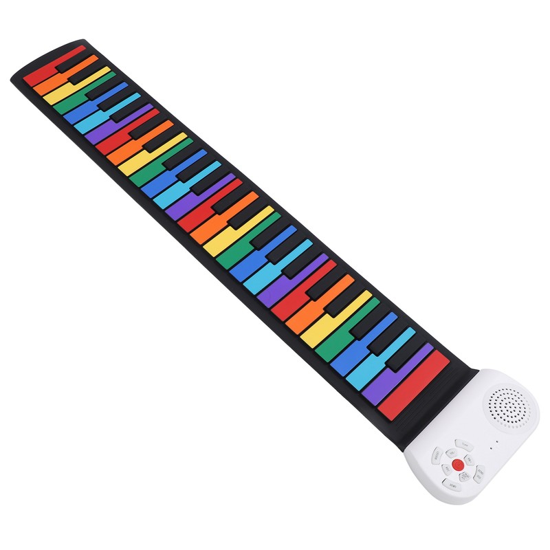 49 Keys Roll Up Piano Toy Realistic Sound Rechargeable Electric