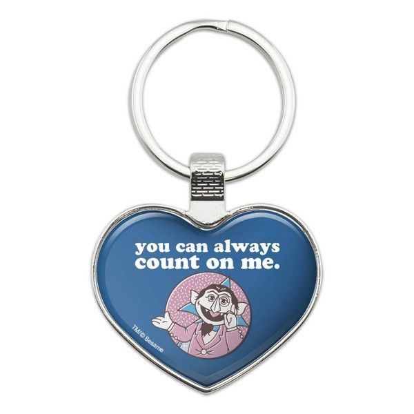 Sesame Street You Can Count on Me Heart Love Metal