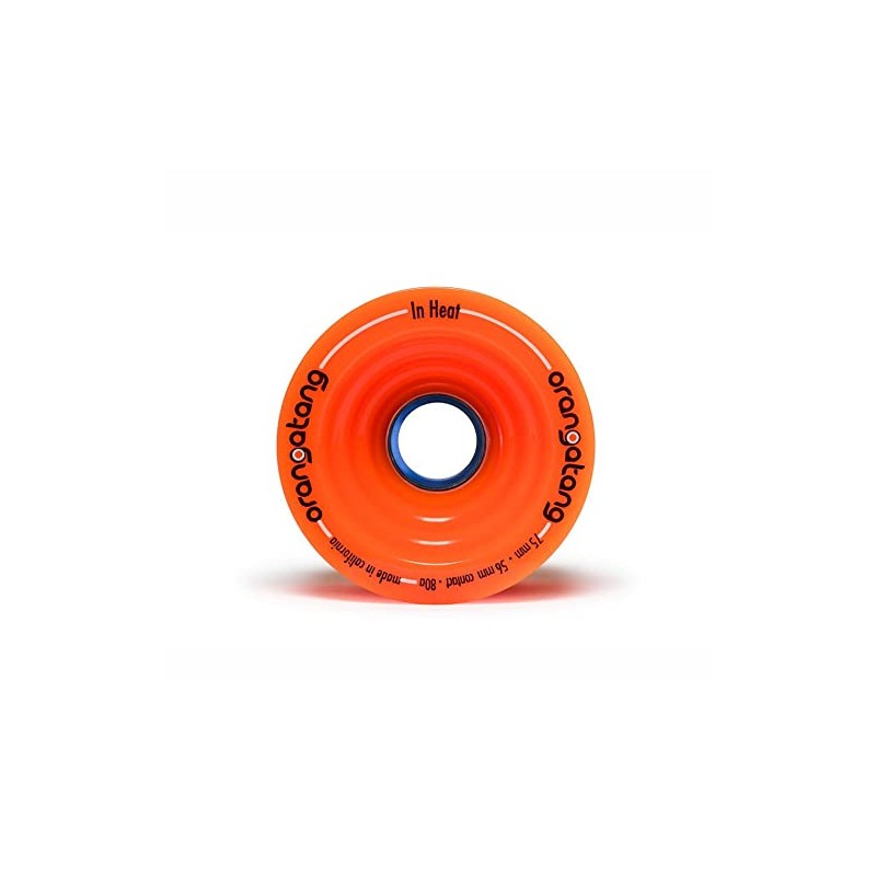 Orangatang In Heat 75mm Wheels (Set of 4) (Orange 80a)