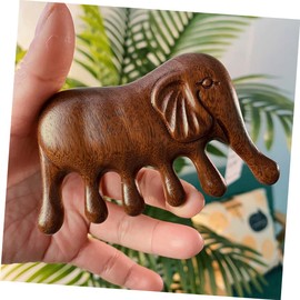 Ipetboom Unique Elephant Design Scalp Massager Alicator Comb Natural Wide Tooth Comb for Hair Scalp Care