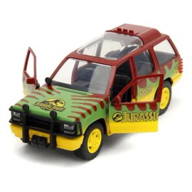 Ford Explorer 1:32 Jada Jurassic Park Jurassic World Ofert! Color Amarillo Con Verde