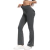 Women's Flare Leggings with Pockets High Waisted Butt Lifting No