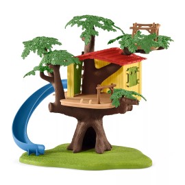 Schleich Farm World — Adventure Tree House Playset, 60-Piece Detailed Tree Ho...