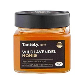 Elegant Organic Lavender Honey – High-Quality, Intense Lavender Honey with Balanced, Floral Taste – Wild Lavender Honey from Portugal 275 g – Tantely Gold Honey