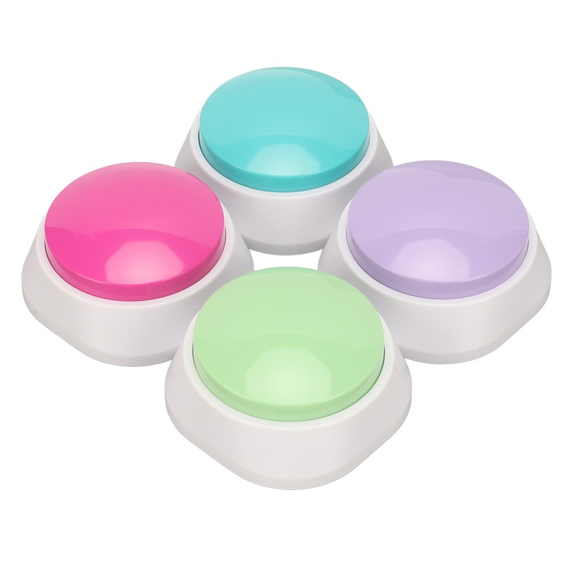 4PCs Voice Recording Button Dog Buttons for Communication Pet Training