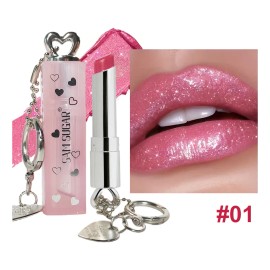 - Lápiz Labial Hidratante En Forma De Corazón Pearl Shimmer