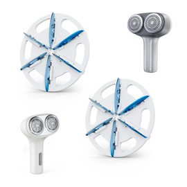 VASSON (Paquete De 6 Cuchillas De Repuesto para Afeitadora De Tela Compatibles con Afeitadoras De Suéter De Doble Cabeza Blanco