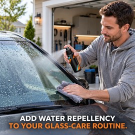Windshield Water Repellent Spray for Car Glass – Hydrophobic Rain-Repellent Coating for Windshields, Windows & Mirrors