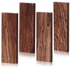 Riakrum 4 Pieces Ironwood Knife Handle Material Natural Wood Knife