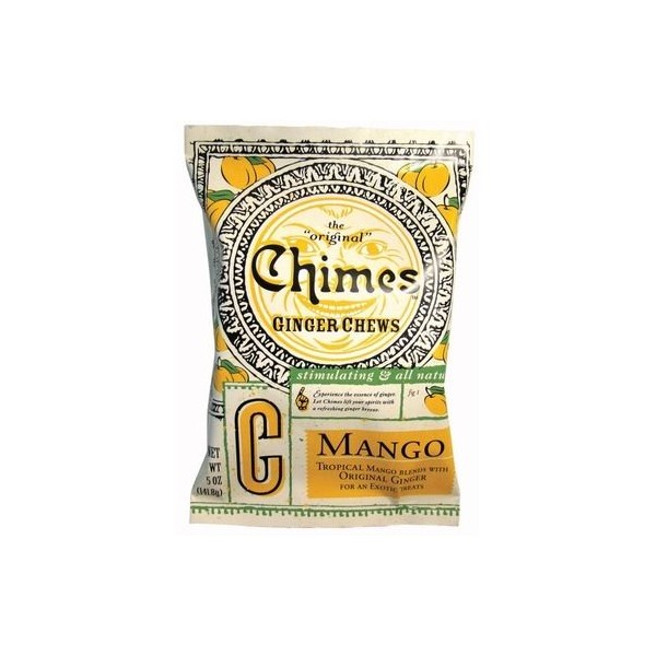 Chimes Ginger Chews - Mango, 142 g