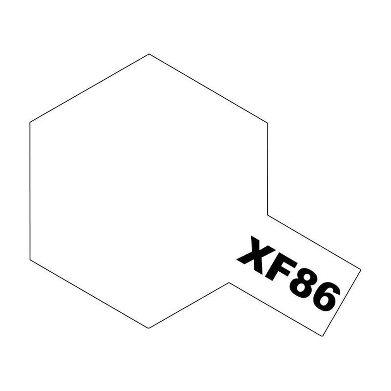 Tamiya Acrylic Mini XF-86 Flat Clear 10ml Paint Bottle