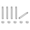 uxcell 5Pcs Slotted Cylindrical Pin, M3 x 25mm 304 Stainless