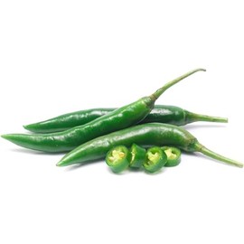 Fresh Large Green Thai Chillies 100g - Imported Weekly from Thailand