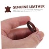 Gatuida 20pcs Leather Watch Band Watch Strap Retainers Deep Replacement