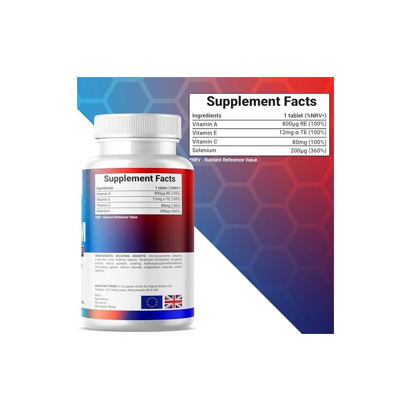 Selenium with Vitamins A, C & E - Promotes Healthy