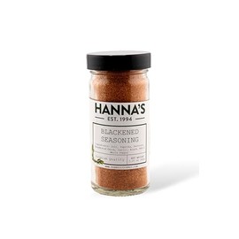 Hanna's Blackened Seasoning, Premium Quality, 4 fl oz Glass Jar