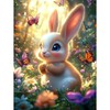 HEIBAGO 5D Easter Bunny Diamond Art Painting Kits for Audlts,