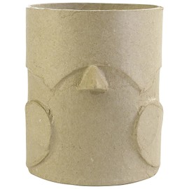 Décopatch AC802C Paper Mache Bird Pencil Holder 8 x 10.5 x 10 cm for Decorating and Personalising, Ideal for Home Decorations, 1 Piece, Cardboard Brown